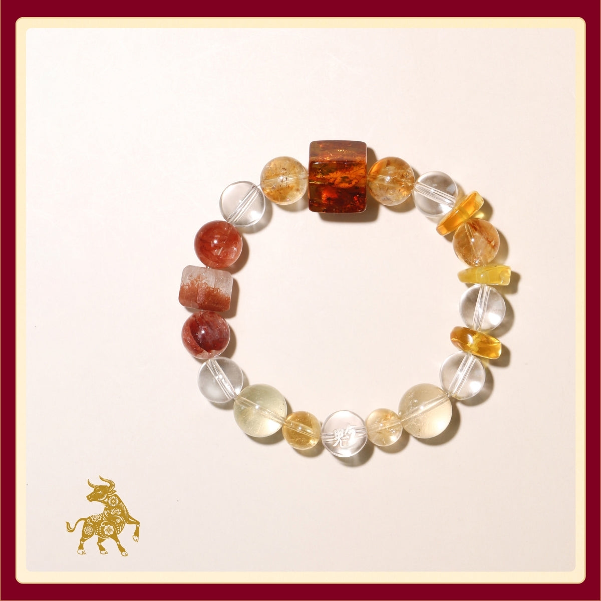 Ox Zodiac Crystal Bracelet · Strength & Stability · Ritual Blessed