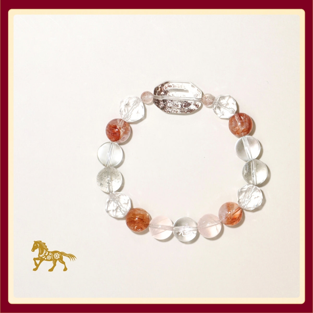 Horse Zodiac Crystal Bracelet · Vitality & Success · Ritual Blessed