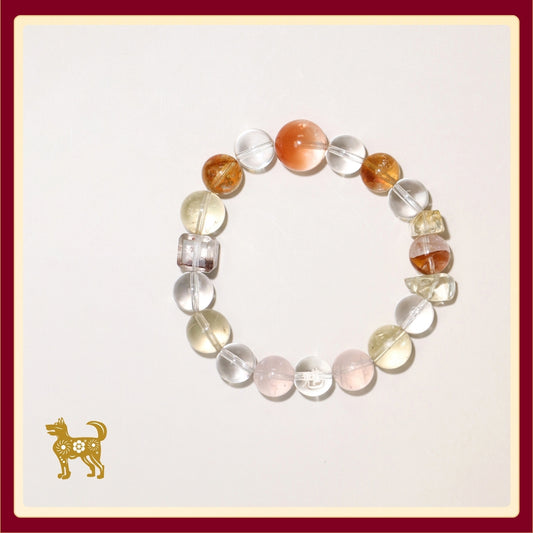 Dog Zodiac Crystal Bracelet · Loyalty & Protection · Ritual Blessed