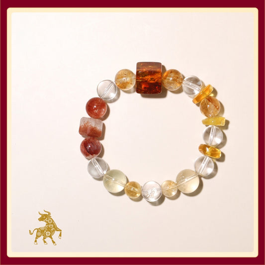 Ox Zodiac Crystal Bracelet · Strength & Stability · Ritual Blessed