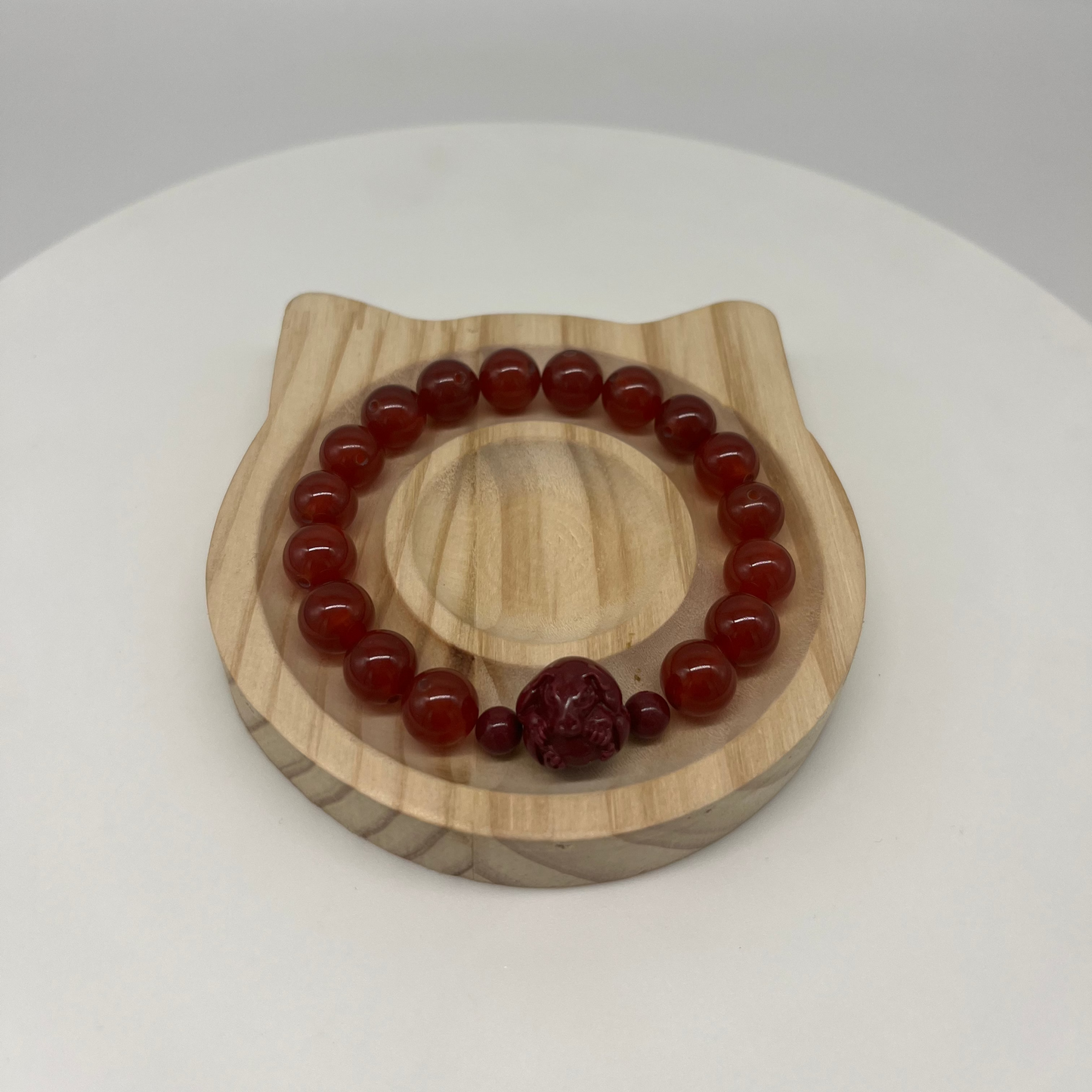 Feng Shui Fire Element Bracelet · Carnelian for Passion & Action