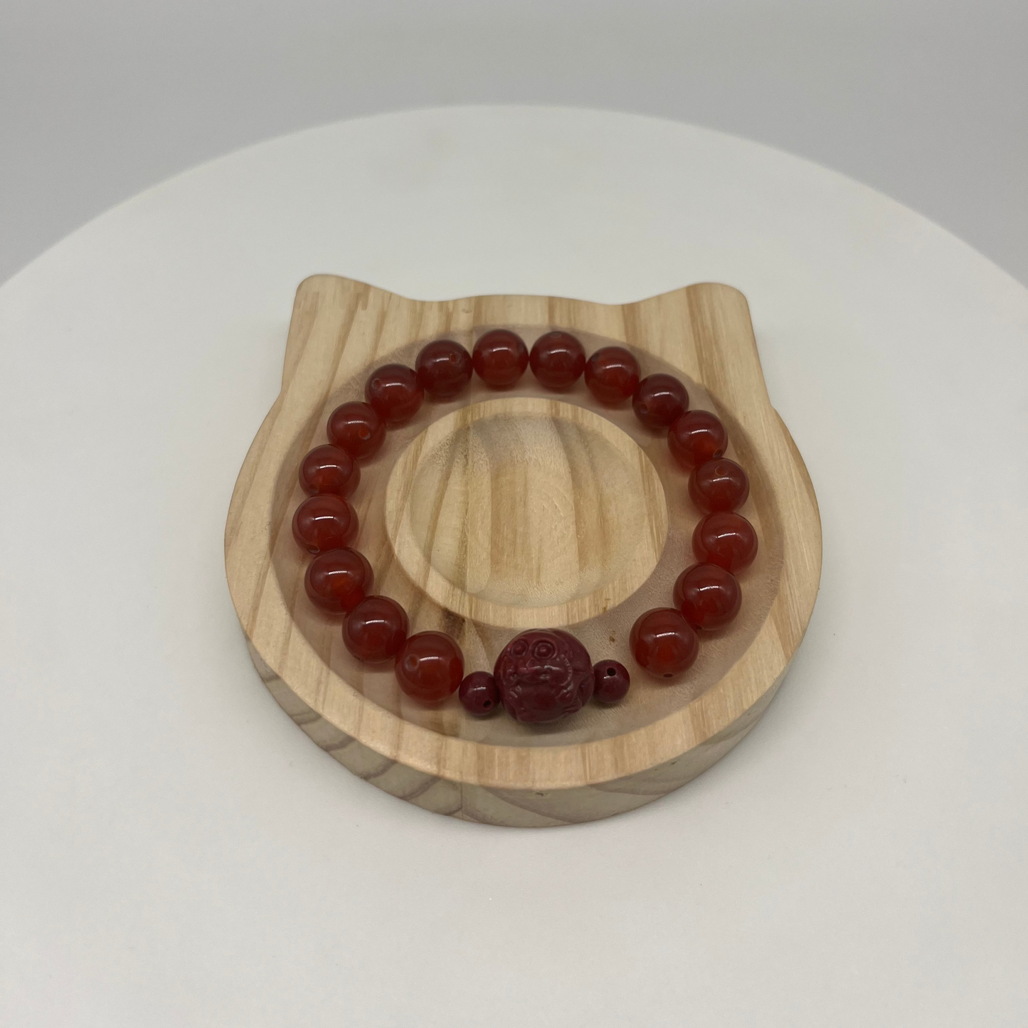 Feng Shui Fire Element Bracelet · Carnelian for Passion & Action