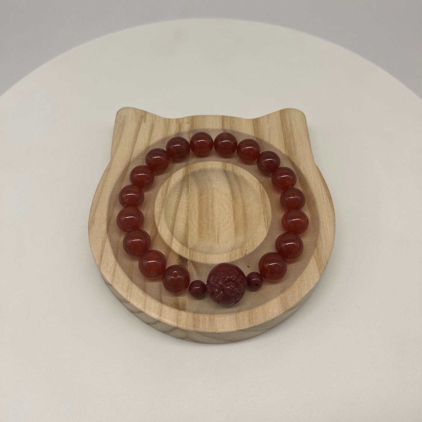 Feng Shui Fire Element Bracelet · Carnelian for Passion & Action