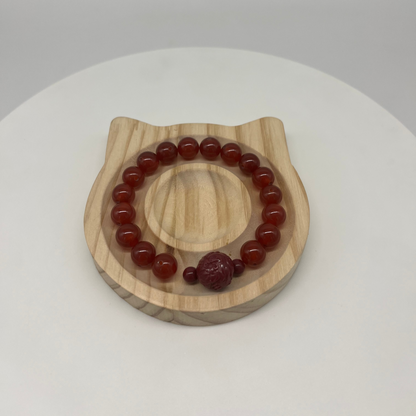 Feng Shui Fire Element Bracelet · Carnelian for Passion & Action