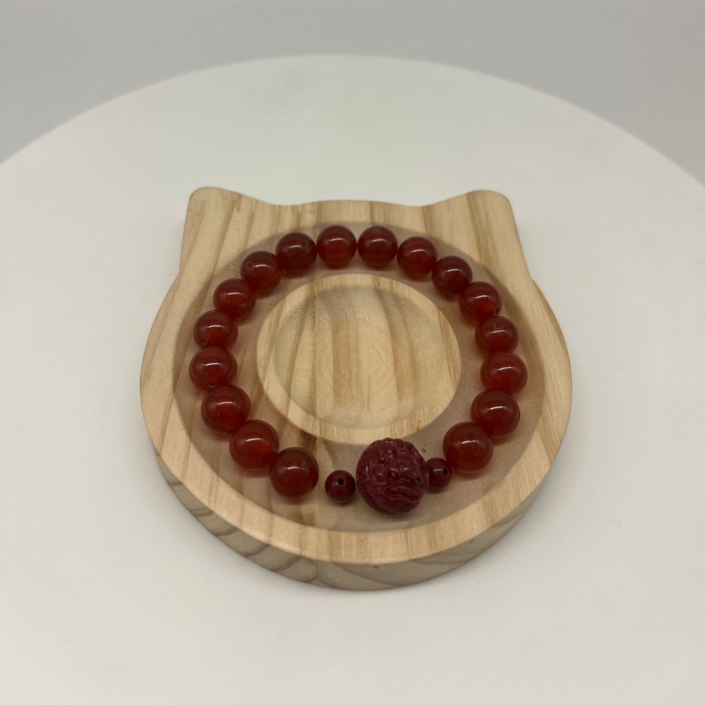 Feng Shui Fire Element Bracelet · Carnelian for Passion & Action