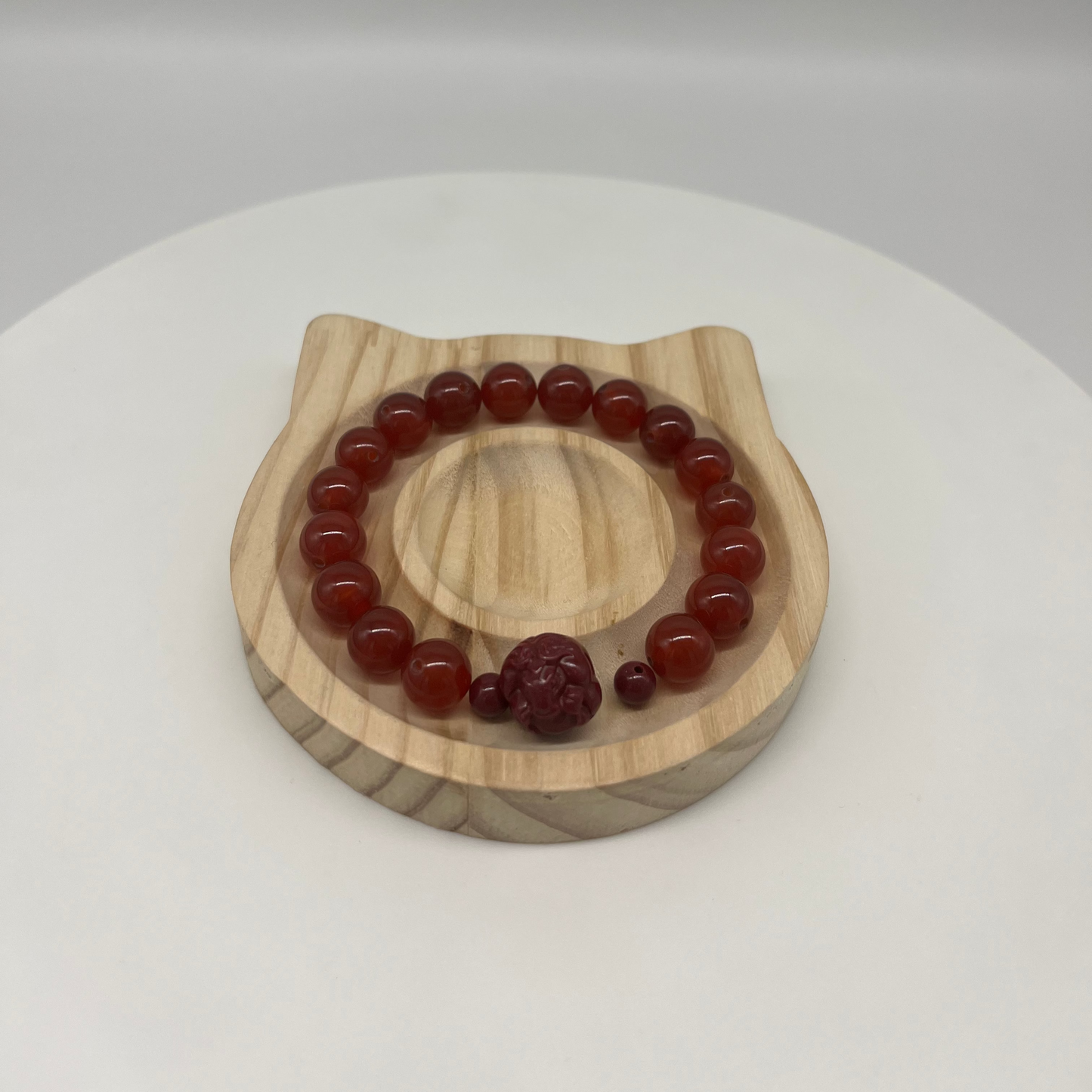 Feng Shui Fire Element Bracelet · Carnelian for Passion & Action