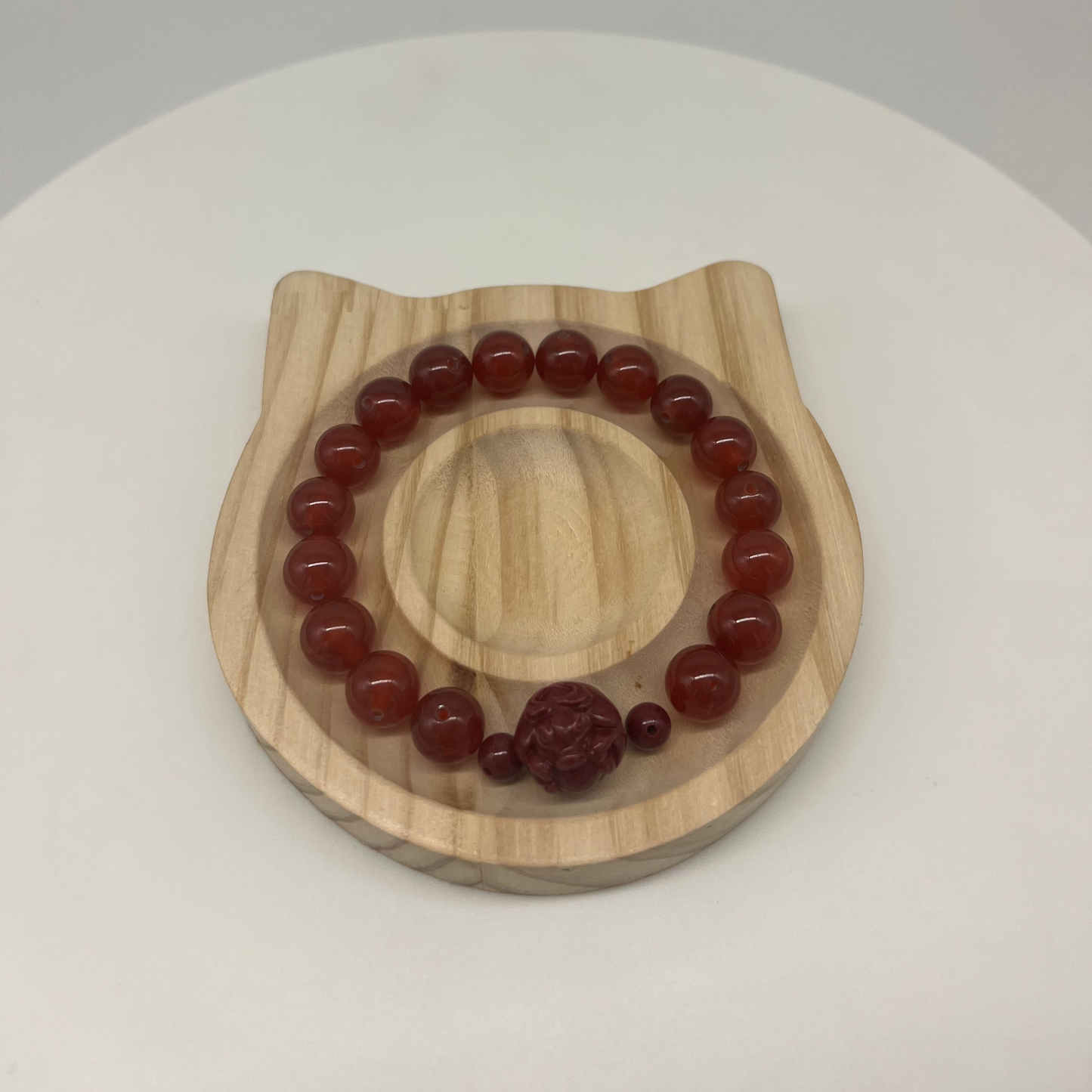 Feng Shui Fire Element Bracelet · Carnelian for Passion & Action