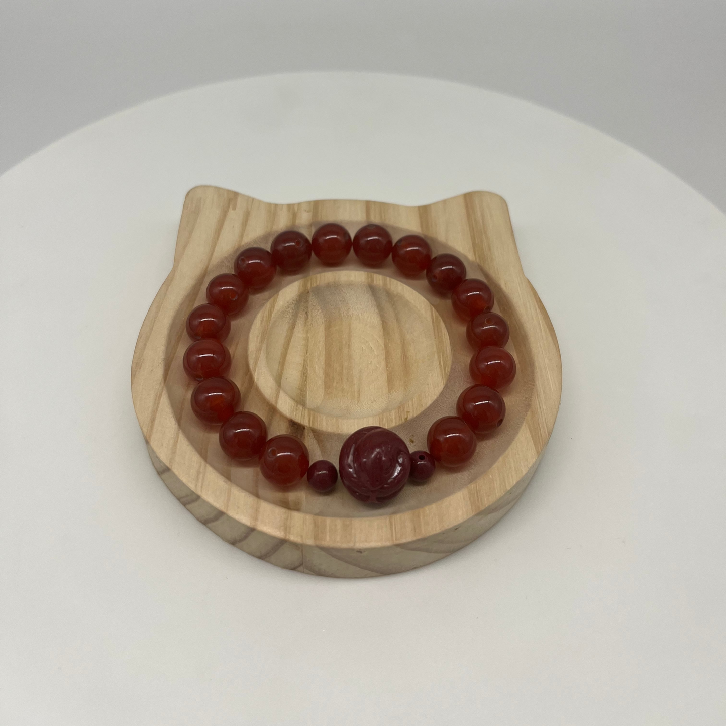 Feng Shui Fire Element Bracelet · Carnelian for Passion & Action