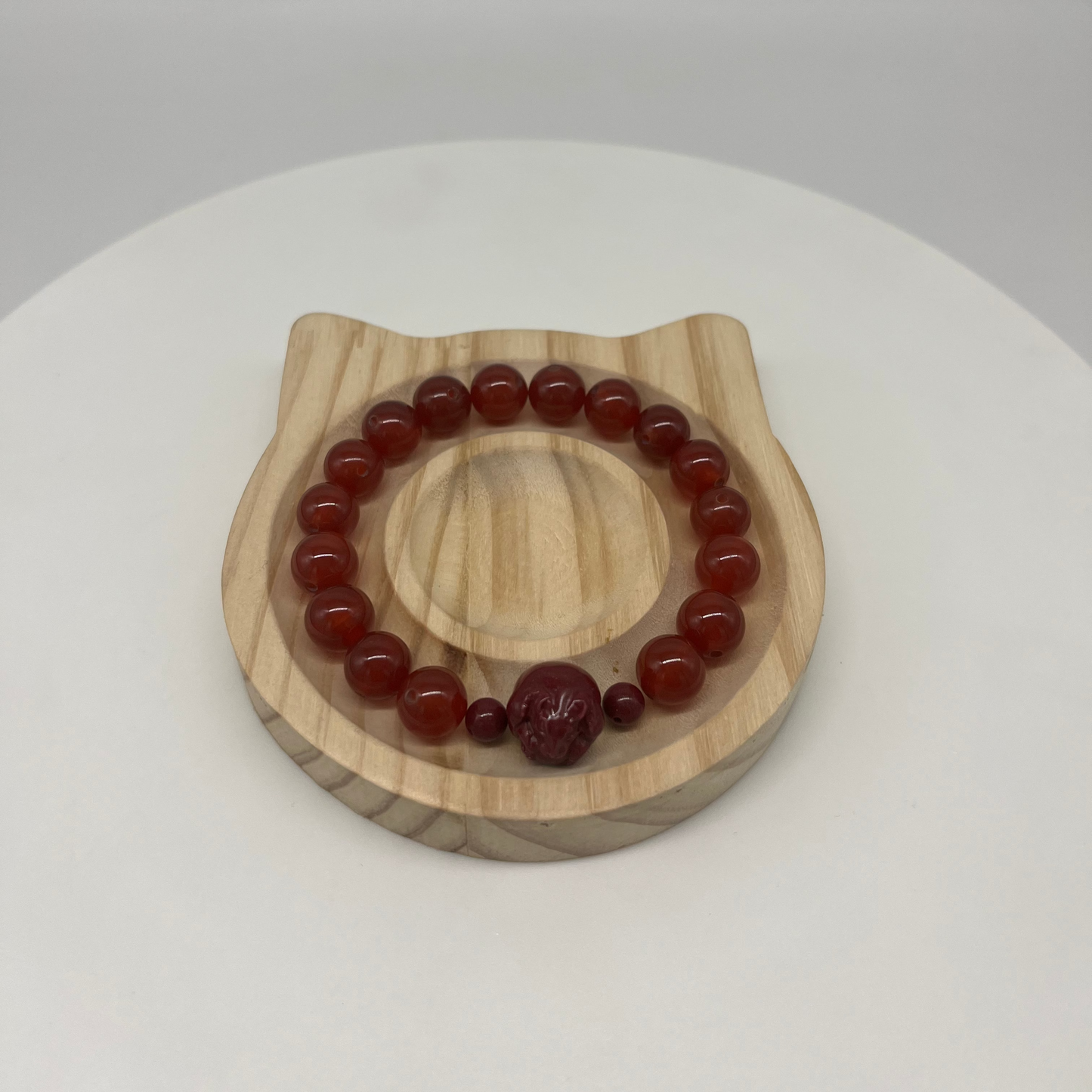 Feng Shui Fire Element Bracelet · Carnelian for Passion & Action