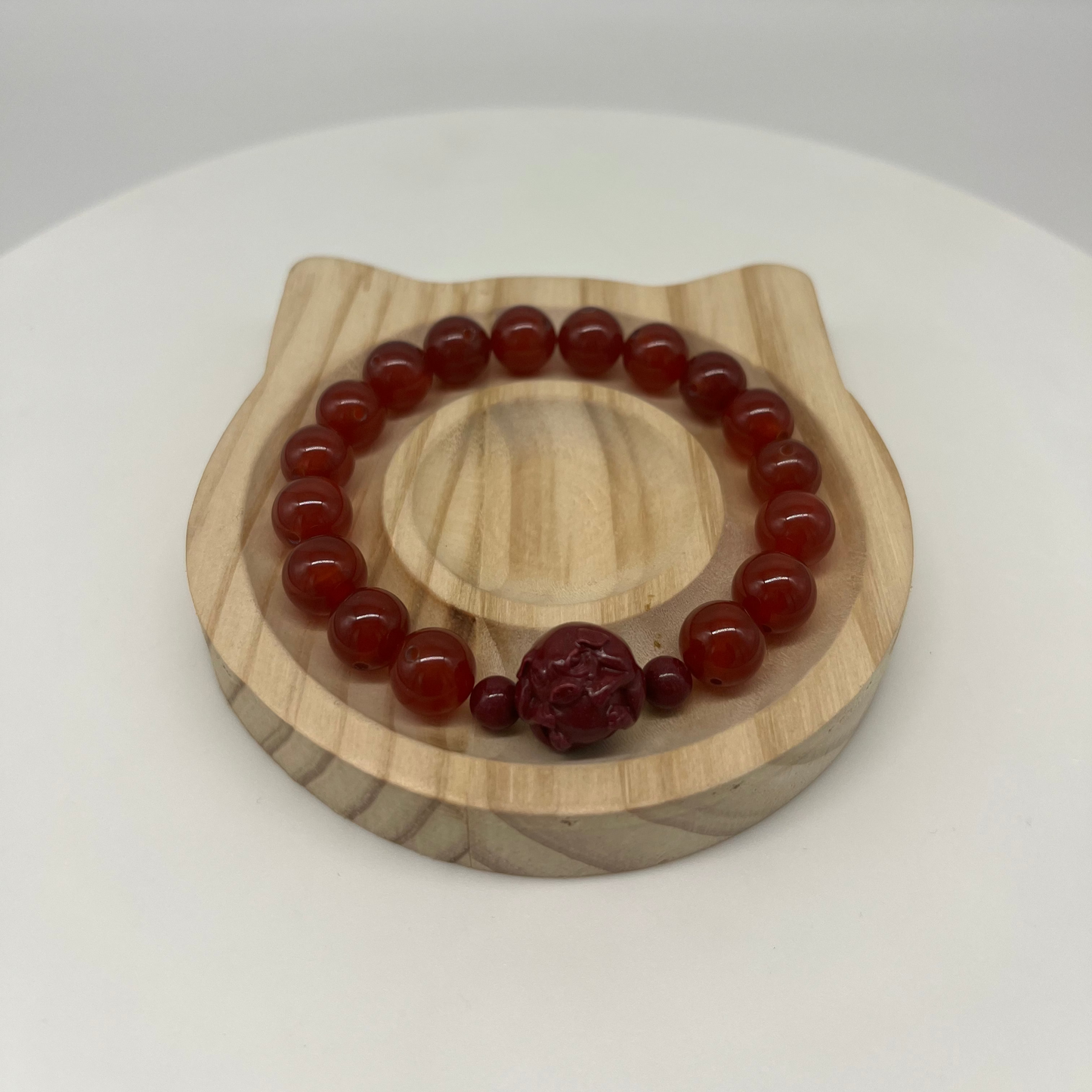 Feng Shui Fire Element Bracelet · Carnelian for Passion & Action