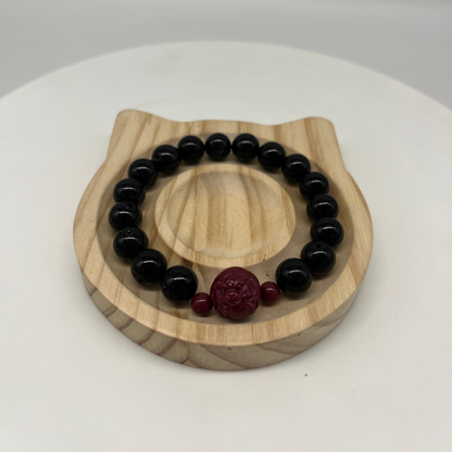 Feng Shui Water Element Bracelet · Obsidian for Calm & Protection