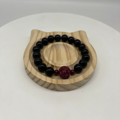Feng Shui Water Element Bracelet · Obsidian for Calm & Protection