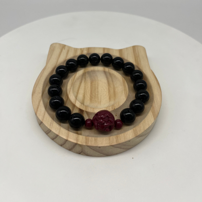Feng Shui Water Element Bracelet · Obsidian for Calm & Protection