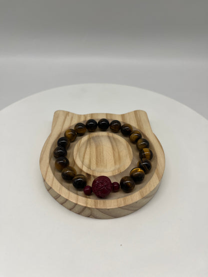 Feng Shui Earth Element Bracelet · Tiger’s Eye for Grounding & Protection