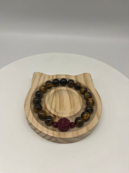 Feng Shui Earth Element Bracelet · Tiger’s Eye for Grounding & Protection