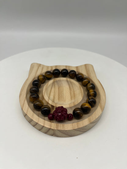 Feng Shui Earth Element Bracelet · Tiger’s Eye for Grounding & Protection